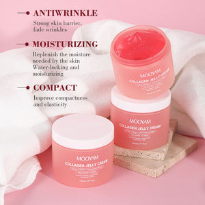 Krim Wajah Pencerah Khusus dengan Kolagen Terhidrolisis dan Niacinamide, Krim Jelly Kolagen Melembapkan untuk Semalaman - Product Image 4