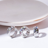 Bague vintage en laiton plaqué or 18 carats pour femmes, pierres précieuses naturelles et colorées serties de zircons CZ, bijoux chics en argent et cuivre