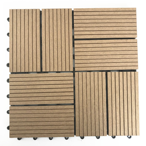 Carreaux de pont personnalisés en <span class=keywords><strong>bois</strong></span> wpc, 30x30cm, lames de sol en plastique Composite, pour l'extérieur, bricolage, livraison gratuite, chine - Product Image 6