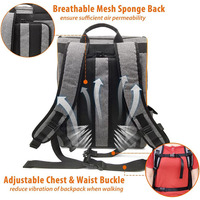 Oxford sac de transport pour animaux de compagnie sac à dos pour voyage respirant chien sacs à dos grande capacité sac à dos pour petits chiens et chats sac à dos pour animaux de compagnie