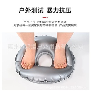 Base de sac d'eau lestée FQ 30cm 45cm 51cm en PVC pliable pour support de drapeau de plage - Product Image 4