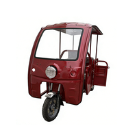 Camion électrique à 3 roues à carrosserie ouverte 60V avec une charge utile de 400 kg, 3-5 passagers, autonomie de 50-70 km