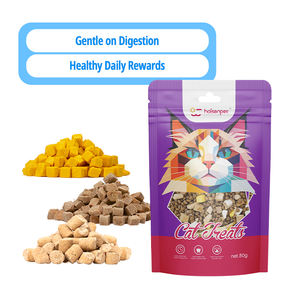 Suministro a Granel de Material Confiable, Premios para Mascotas Liofilizados de Carne Fresca con Alto Contenido de Proteínas, Deliciosos Premios de Entrenamiento para Perros y Gatos en Varios Sabores - Product Image 1