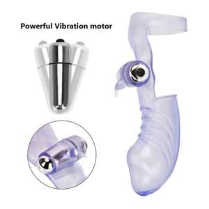 Vibrateur manchette pour doigt chaud, stimulateur clitoridien et point G, jouet sexuel pour femmes, orgasme lesbien, produits pour adultes - Product Image 5
