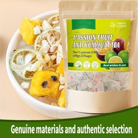 Thé personnalisé lyophilisé à la passion et au kumquat, sans sucre, saveur naturelle de fruits, pour infusion chaude et froide