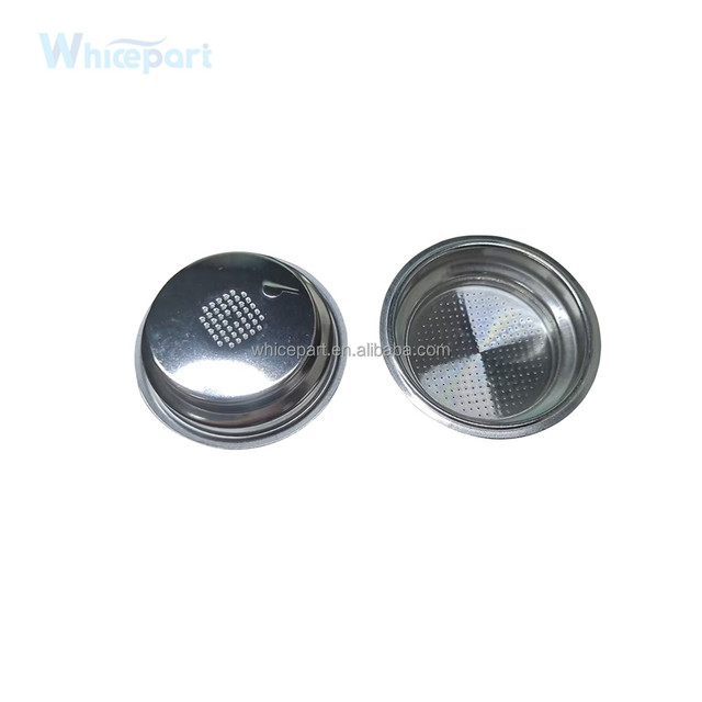 New Product 1817 Bottomless Coffee Portafilter Double Layer Filter One Cup Coffee Filter Basket for Coffee Machine Parts