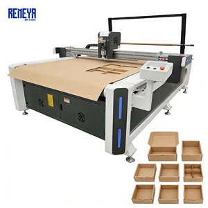 เครื่องตัดกล่องกระดาษลูกฟูกอัตโนมัติระบบคอมพิวเตอร์ REMEYA สำหรับกล่องสามชั้น ตัดรอยพับ ความเร็ว 100 ม./นาที เป็นมิตรกับสิ่งแวดล้อม - Product Image 1