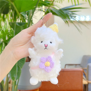 Little <b>sheep</b> pendant, little <b>sheep</b> doll keychain, Japanese-style cute <b>sheep</b> doll bag, hanging decoration, plush <b>toy</b> - Product Image 6