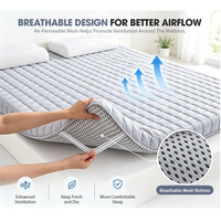 Matelas pliable double, queen et king size, confortable, avec gel de soulagement de la pression et mousse à mémoire de forme haute densité, vente en gros