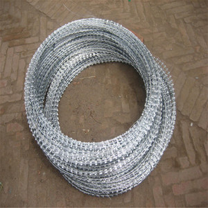 <span class=keywords><strong>Fil</strong></span> de fer <span class=keywords><strong>barbelé</strong></span> pour rasoir <span class=keywords><strong>vert</strong></span>, pièces revêtues de PVC - Product Image 6