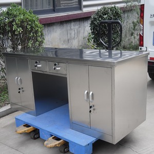 Plan de travail de laboratoire Xin Yuchen 1600*700*800mm en acier inoxydable, mobilier médical - Product Image 4