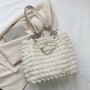 Bolso de Hombro Plisado Sencillo y Elegante para Mujer, Estilo Occidental, Verano 2023, Bolso de Mano para el Trabajo, a la Moda - Product Image 4