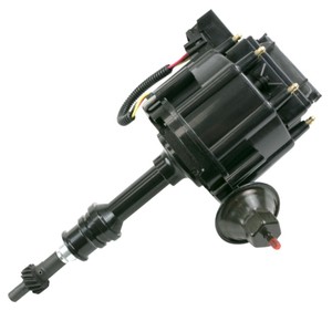 Distribuidor de encendido de piezas de motor automático para FORD 351 <span class=keywords><strong>WINDSOR</strong></span> V8 MOTOR 65K BOBINA HEI TODO en NEGRO - Product Image 1