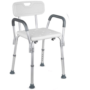 Chaise de douche réglable Science Alliance 50,8x44,5 cm en alliage d'aluminium, siège de bain antidérapant pour personnes âgées et femmes enceintes - Product Image 3
