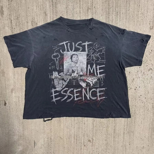 HG Short en molleton français 180g pour homme, coupe ample, léger, style streetwear, 100% coton, effet délavé vintage, avec logo personnalisé imprimé - Product Image 1