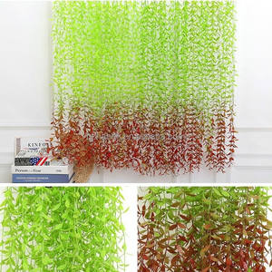 Plantes suspendues en plastique PE rouge de haute qualité, 31,52 pouces, feuilles d'eucalyptus, lierre, grimpes végétales - Product Image 5