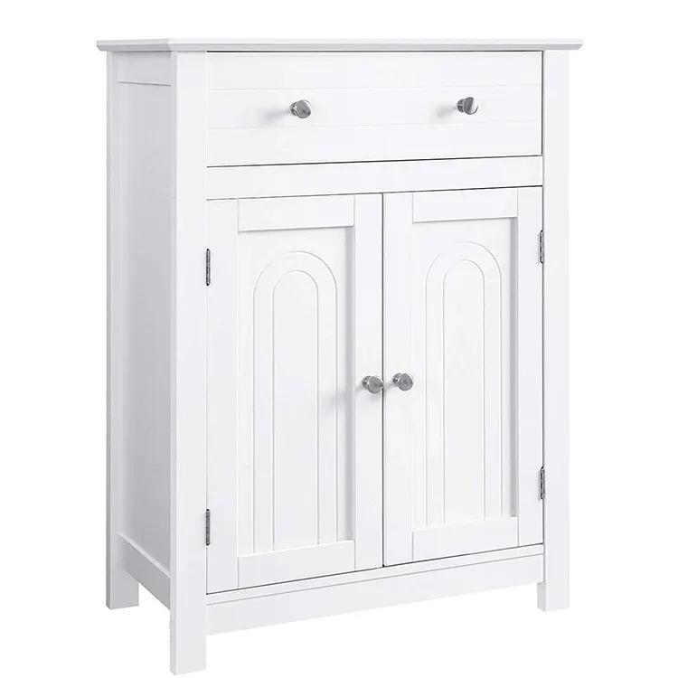 En gros moderne salon meubles armoire en bois massif blanc serviette armoire de rangement Fabrication