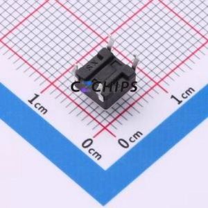 SH-6X6X5.5H-CJ Tactile Switch DIP-4P,6x6mm Switch Single Pole Single Throw Round Button 2.5N Through Hole - Product Image 2