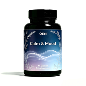 Capsules OEM Magnésium B6 L-Théanine Calme & Humeur – Soutien Quotidien au Stress – Complément Naturel Sans Mélatonine – Végétalien/Sans Gélatine - Product Image 1