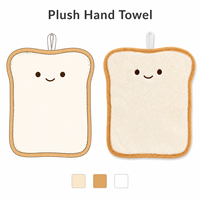 Promotion Nouvelle Serviette de Toilette en Peluche en Forme de Pain Personnalisée Mignonne Serviette de Toilette en Peluche en Forme de Pain Vente en Gros Serviette de Toilette en Peluche en Forme de Pain Douce