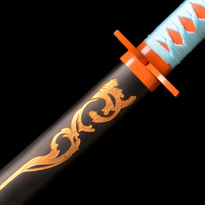 Épée d'anime, épée de cosplay, Muichirou, Kyoujurou, Zenitsu, Tanjirou, Giyuu, épée complète de <span class=keywords><strong>Demon</strong></span> <span class=keywords><strong>Slayer</strong></span> - Product Image 5