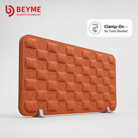 Diviseurs de bureau acoustiques en fibre de polyester insonorisants pour le bureau, cloison de bureau acoustique en feutre PET écologique, écran de confidentialité