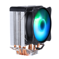 SAMA Prêt à expédier Refroidisseur de processeur universel 9 cm pour plateformes AMD et INTEL, radiateur de refroidissement en cuivre pour PC, ventilateur de refroidissement CPU