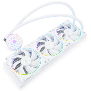Enfriador de CPU Thermalright AQUA 360 WHITE ARGB V2 con Tres Ventiladores PWM de 2000 RPM para LGA1700 AM5, Cada Componente, Incluido el Radiador - Product Image 3