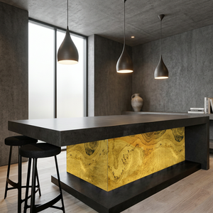 Revêtement mural en PVC mince et flexible translucide effet pierre, motif floral moderne, idéal pour la décoration intérieure d'appartements et de gymnases - Product Image 6
