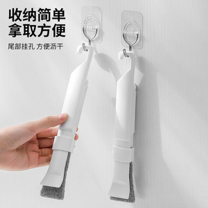 Scrubbing Pad Cleaning Brush With Replaceable Gray Pad For Drain And Crevice Cleaning Bathroom Kitchen Use - Product Image 4