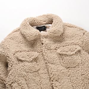 Chaqueta de lana de cachemira de moda de invierno al por mayor para hombre, con cuello vuelto, teñida, con logotipo personalizado, estilo urbano. - Product Image 4