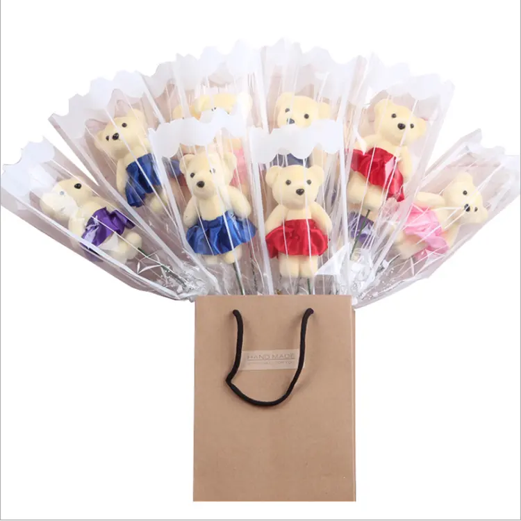 Cartoon flower bunch of soft toys for Christmas Holiday