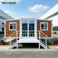 Maison conteneur modulaire extensible fabriquée en Chine pour les camps d'opérations sur le terrain, les casernes de chantier