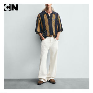 Fabricante de Suéteres con Certificación BSCI, Suéter Cárdigan Vintage de Verano Personalizado, Apliques de Letras Bordadas, Parche de Ganchillo - Product Image 4