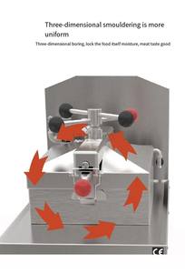 Freidora a presión <span class=keywords><strong>de</strong></span> gas comercial <span class=keywords><strong>de</strong></span> acero inoxidable fácil <span class=keywords><strong>de</strong></span> limpiar para alitas <span class=keywords><strong>de</strong></span> <span class=keywords><strong>pollo</strong></span> <span class=keywords><strong>fritas</strong></span> - Product Image 4