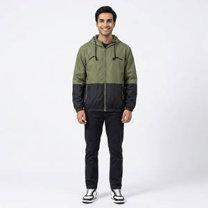 <b>Waterproof</b> Silver Reflector Windbreaker <b>Jacket</b> Men Winter Hooded Outdoor Coat <b>Warm</b> Streetwear Front - Product Image 1