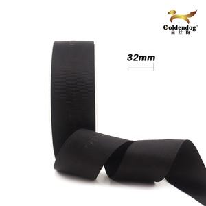 Mafolen <span class=keywords><strong>Factory</strong></span> Eco-friendly 6-100mm personalizzato nero in rilievo stampato nastro in Grosgrain Logo 3D morbido per confezione regalo - Product Image 3