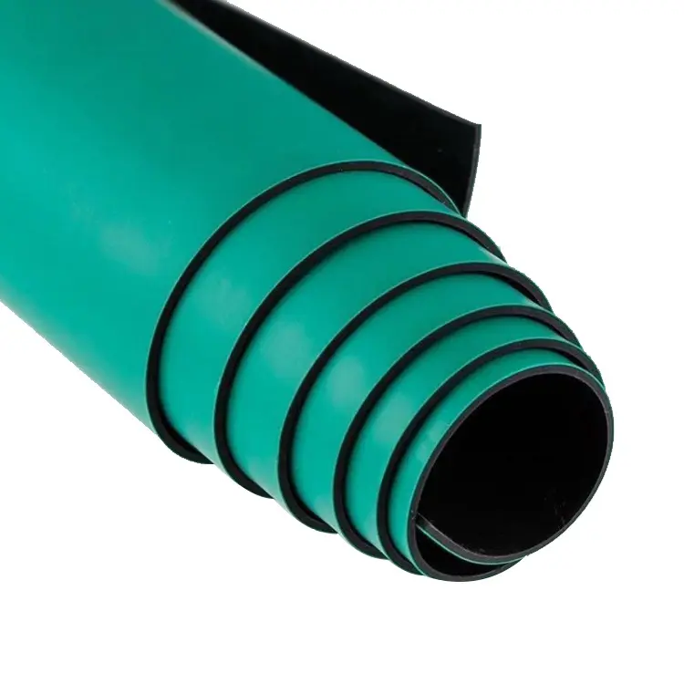 Антистатический Настольный резиновый коврик зеленого, синего, серого цвета ESD