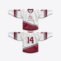 Jersey de Hockey Personalizado Pro +Neck con Bordado Tackle Twill