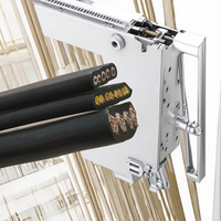 Câble de levage plat en cuivre toronné 450V/750V, 4 ou 6 conducteurs, gaine en caoutchouc souple et étanche, usage industriel, résistant à l'usure