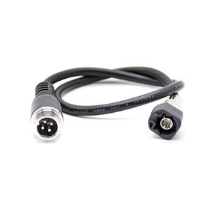 Cabo Fakra HSD 4 Lvds Gvif A Fêmea Preto para Linha GX12-4pin Carro - Product Image 6