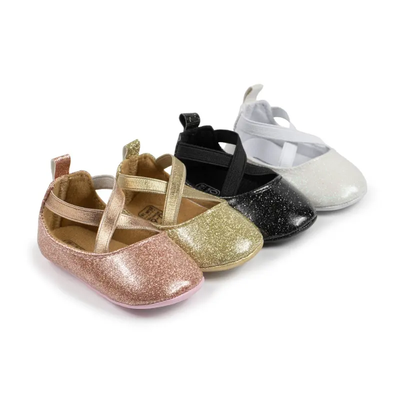 Sepatu gaun bayi putri terlaris dengan sol Anti selip sepatu gaun pesta bayi sepatu bayi