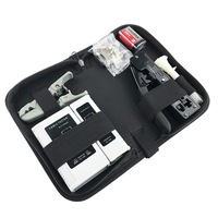 Computer Repair Tool Kit Crimp Tool RJ45 Hand Network Tools Kit for Network Set LAN Cable Tester