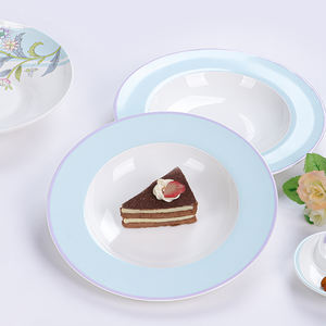 Vajilla de Cerámica Pintada a Mano con Diseño Floral Artístico de Lujo, Juego de Platos y Tazones, Vajilla Elegante para el Hogar, Cenas y Fiestas, Regalo - Product Image 3