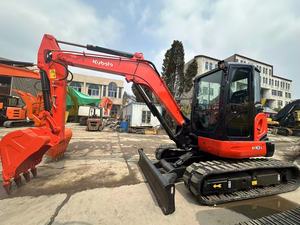 Excavatrice sur chenilles d'occasion 6 tonnes KX163-5 avec chenilles en caoutchouc, modèle 2021-2023, moteur, godet de 0,2 m³, 1000 heures d'utilisation, boîte de vitesses. - Product Image 5