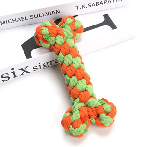 Wholesale Custom Pet <b>Dog</b> Chew Toys Durable Luxury Cotton Bone Interactive Small Pet <b>Dog</b> Rope Toys for <b>Dogs</b> - Product Image 5
