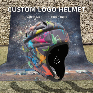 Casco EVA Ajustable Portátil con Diseño de Galaxia y Logotipo Personalizado, Protección para la Cabeza para Adultos y Niños, Acolchado Suave, para Rugby/Fútbol Americano - Product Image 2