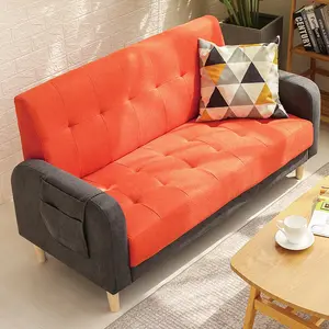 Kunden spezifisches Modedesign Wohn möbel Sofas Stoff Zweisitzer Kleine Sofas Mit Armlehnen taschen