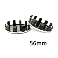 Enjoliveurs de roue ABS 56mm 68mm pour BMW E46 E39 E60 E90 E87 E53 X1 X3 X5 X7 M3 M4 M6, avec logo emblème, accessoires automobiles