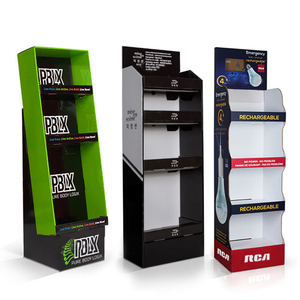 Exhibidores de Cartón Resistentes, Plegables, de Pie, para Minoristas, con Tamaño y Color Personalizables - Product Image 4